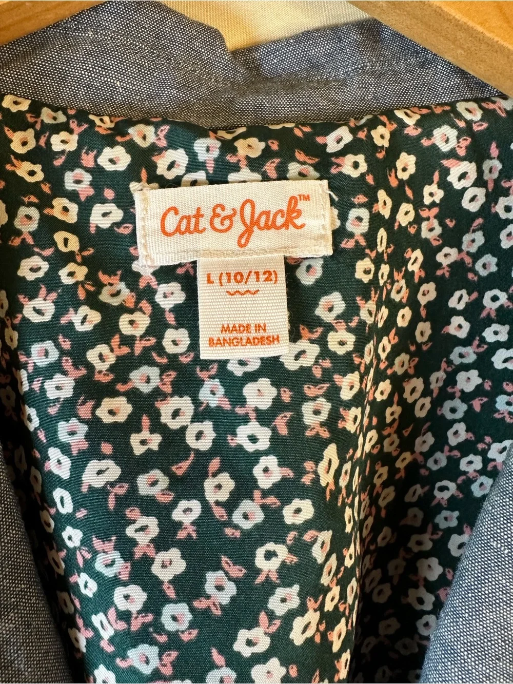 Cat & Jack boys Chambray Blue Linen-Blend Blazer preppy classic 10/12